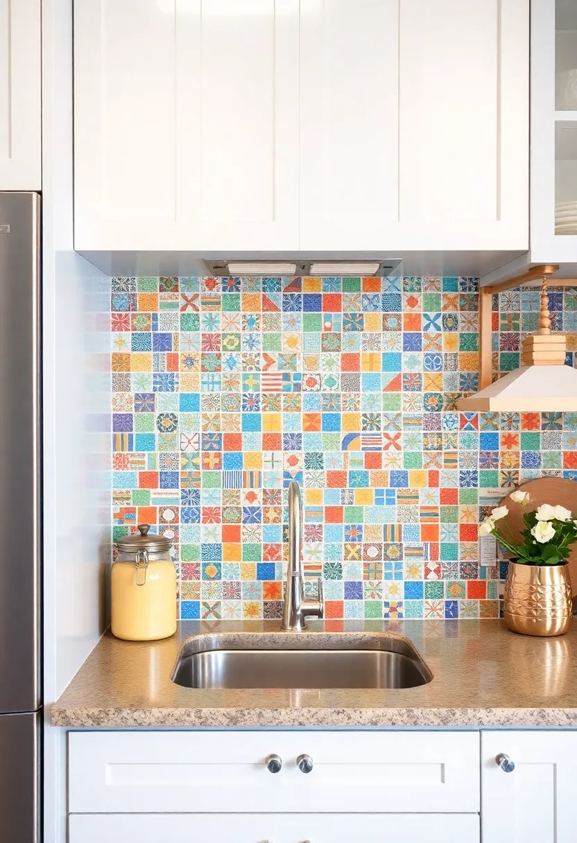 26 Simple Accent Wall Ideas That Make A Big Difference 106 26 Simple Accent Wall Ideas That Make A Big Difference - 16. Colorful Tile Mosaic