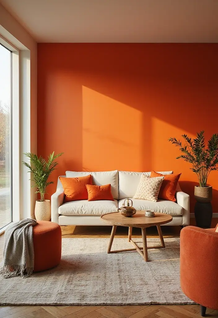 26 Simple Accent Wall Ideas That Make A Big Difference 8 26 Simple Accent Wall Ideas That Make A Big Difference - 2. Bold Paint Colors