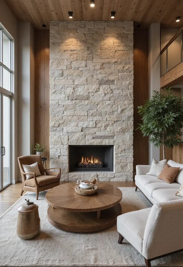26 Simple Accent Wall Ideas That Make A Big Difference 57 26 Simple Accent Wall Ideas That Make A Big Difference - 9. Stone or Brick Veneer