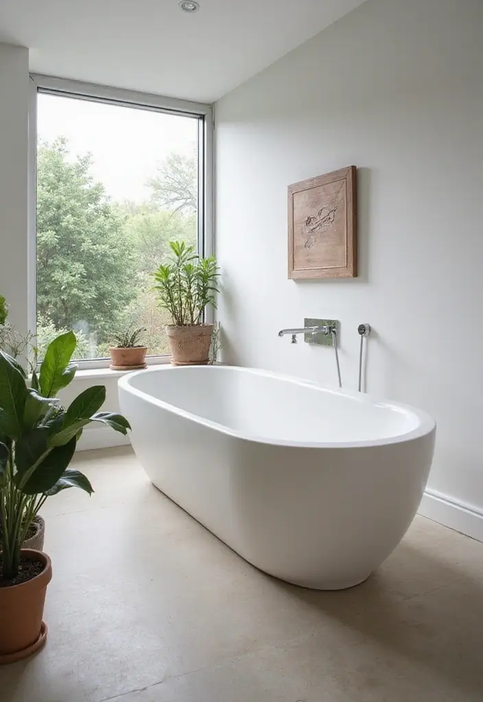 26 Small Bathroom Ideas With Tub You’ll Actually Love 1 26 Small Bathroom Ideas With Tub You’ll Actually Love - 1. Floating Bathtub Design