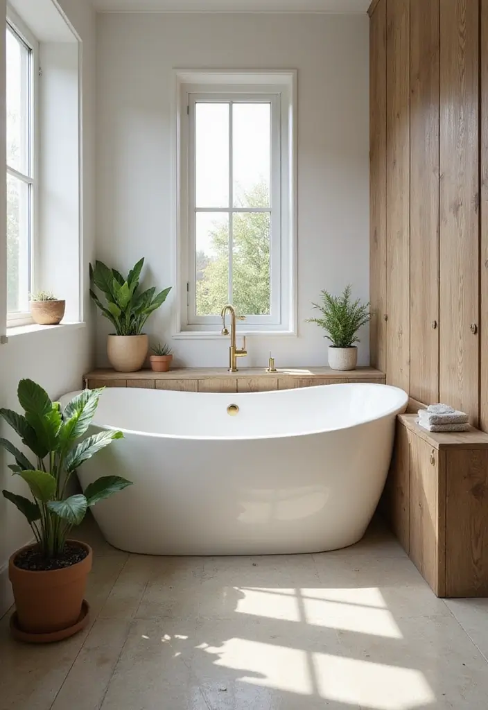26 Small Bathroom Ideas With Tub You’ll Actually Love 76 26 Small Bathroom Ideas With Tub You’ll Actually Love - 12. Eco-Friendly Materials