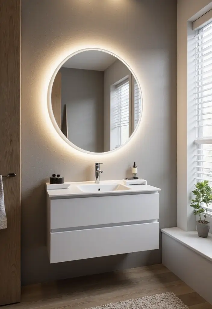 26 Small Bathroom Ideas With Tub You’ll Actually Love 97 26 Small Bathroom Ideas With Tub You’ll Actually Love - 15. Smart Mirror Solutions