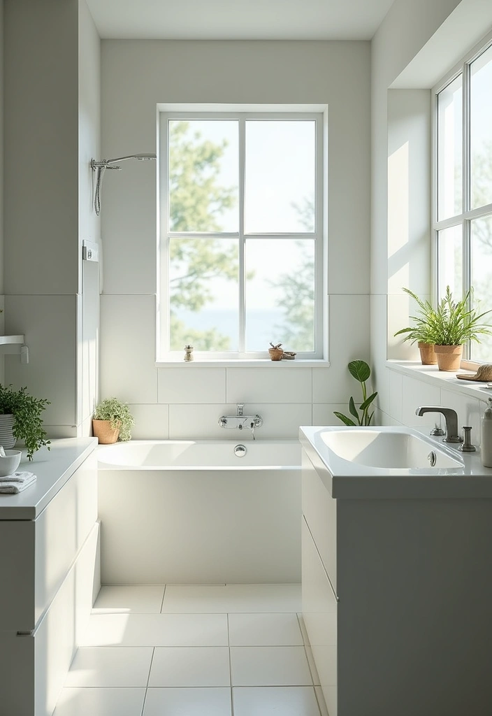 26 Small Bathroom Ideas With Tub You’ll Actually Love 174 26 Small Bathroom Ideas With Tub You’ll Actually Love - 26. Natural Ventilation