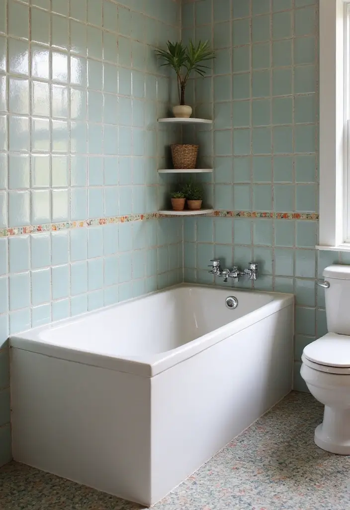 26 Small Bathroom Ideas With Tub You’ll Actually Love 22 26 Small Bathroom Ideas With Tub You’ll Actually Love - 4. Compact Corner Tub