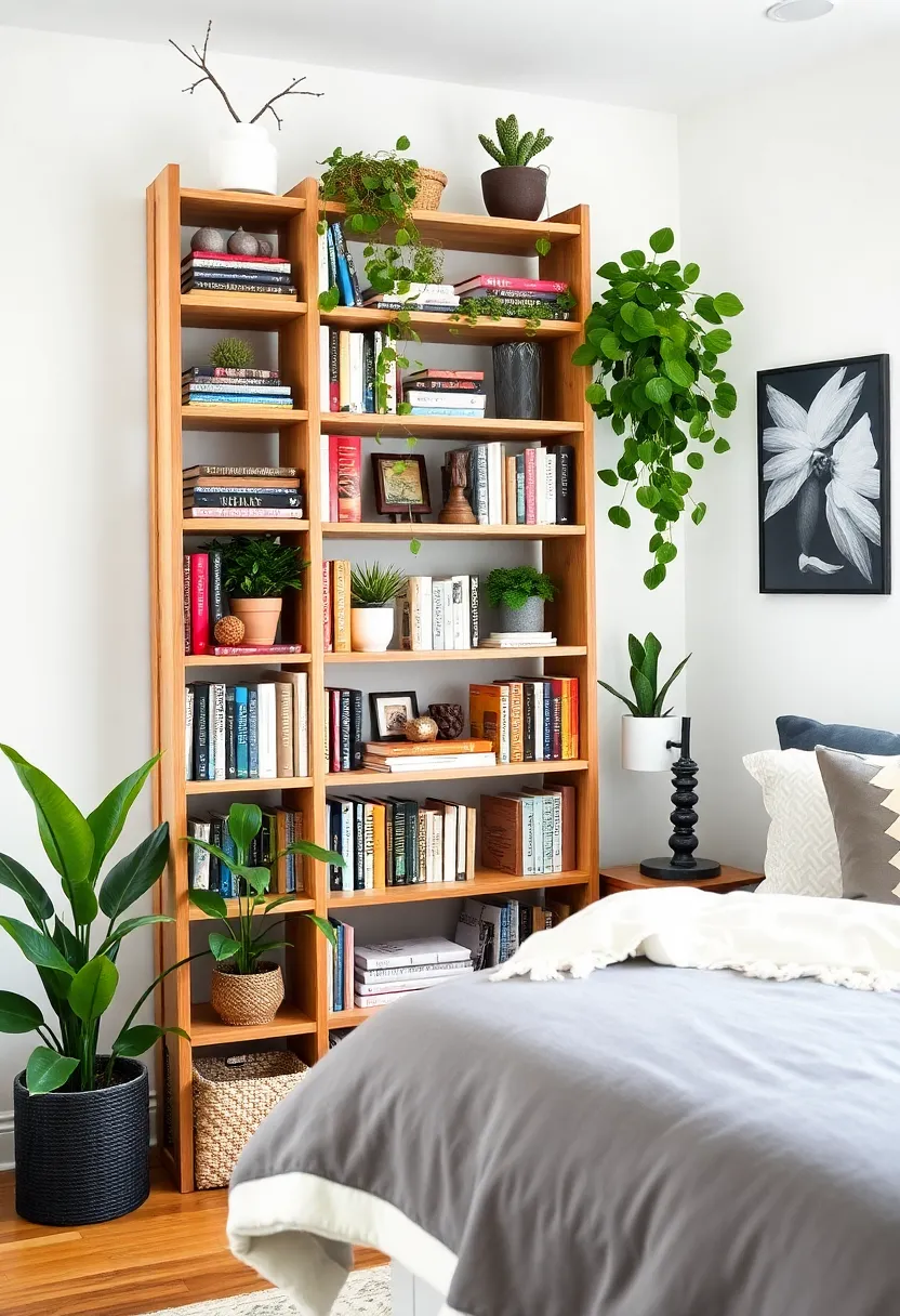 26 Small Bedroom Storage Ideas That Maximize Every Inch 62 26 Small Bedroom Storage Ideas That Maximize Every Inch - 10. Ladder Bookcase