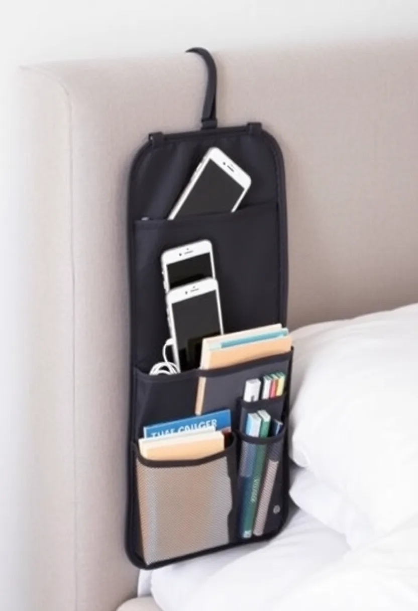 26 Small Bedroom Storage Ideas That Maximize Every Inch 69 26 Small Bedroom Storage Ideas That Maximize Every Inch - 11. Bedside Storage Pockets