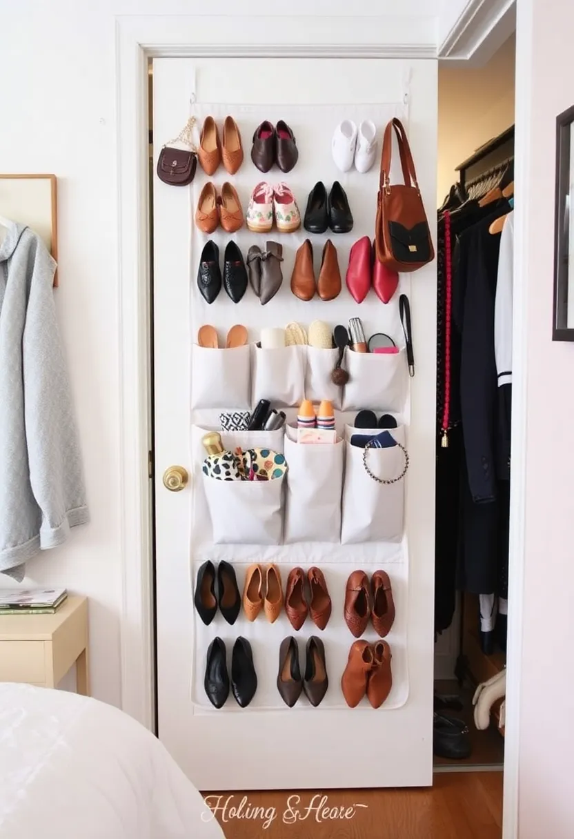 26 Small Bedroom Storage Ideas That Maximize Every Inch 125 26 Small Bedroom Storage Ideas That Maximize Every Inch - 19. Over-the-Door Organizers