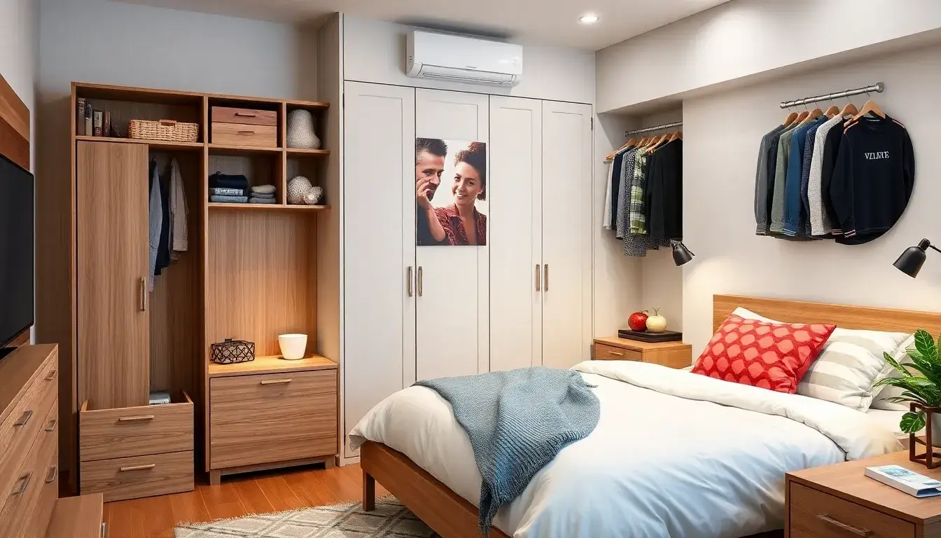 26 Small Bedroom Storage Ideas That Maximize Every Inch