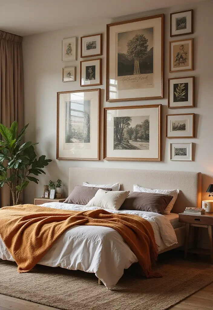 26 Vintage Bedroom Ideas Full of Charm and Character 64 26 Vintage Bedroom Ideas Full of Charm and Character - 10. Vintage Art and Prints