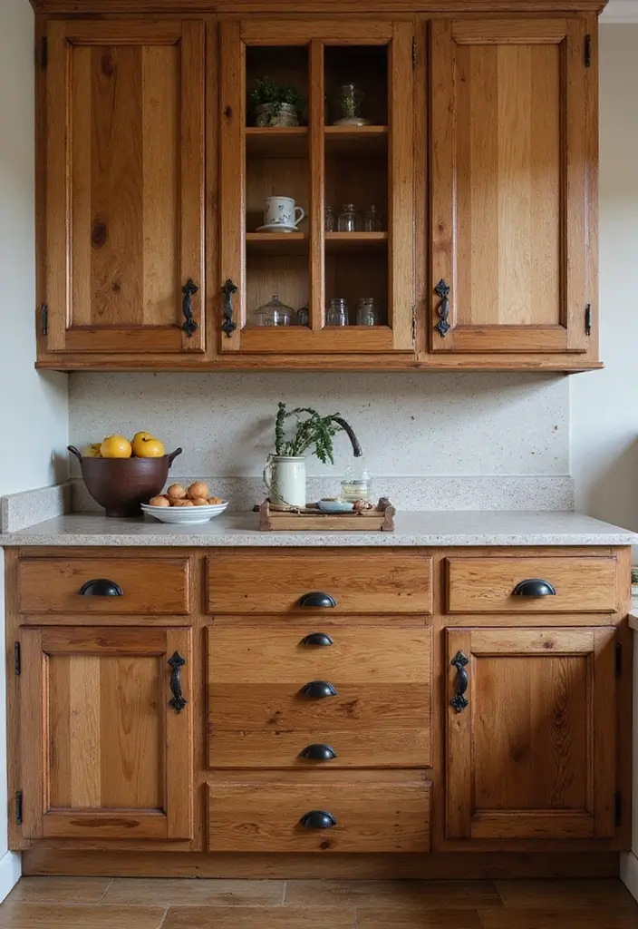 26 Wood Kitchen Ideas For a Warm Natural Feel 1 26 Wood Kitchen Ideas For a Warm Natural Feel - 1. Rustic Wooden Cabinets
