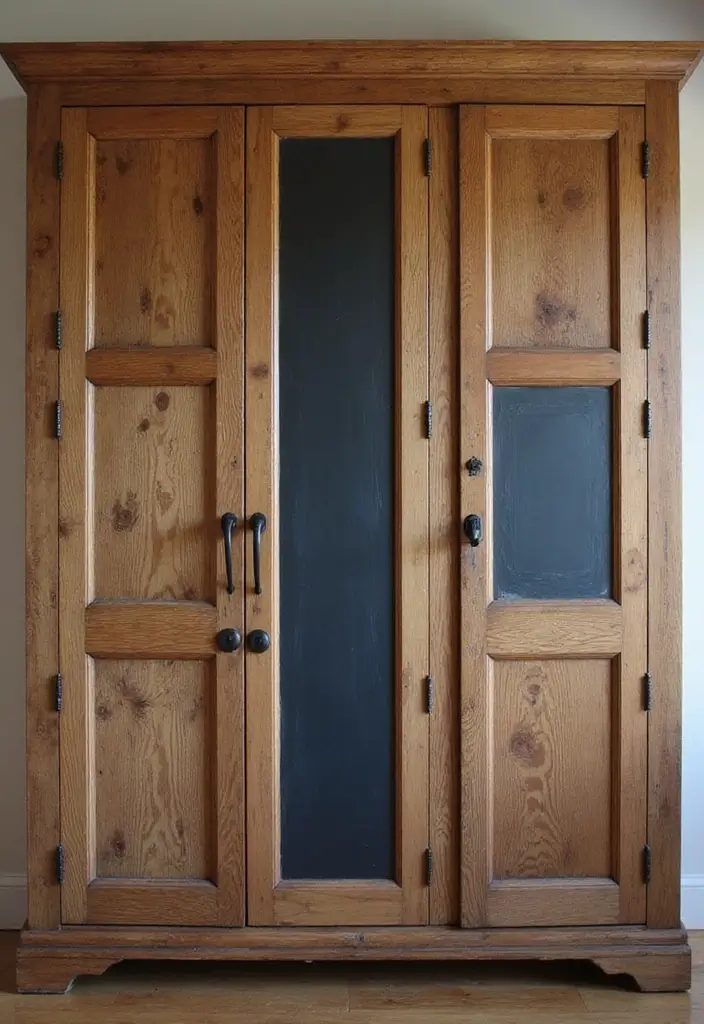 26 Wood Kitchen Ideas For a Warm Natural Feel 111 26 Wood Kitchen Ideas For a Warm Natural Feel - 17. Wooden Pantry Doors