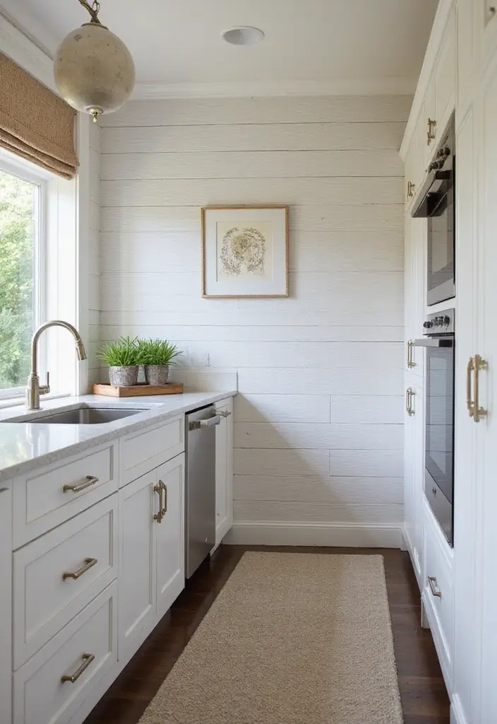 27 Big Kitchen Ideas to Create a Luxurious Cooking Space - 18. Textured Wall Treatments