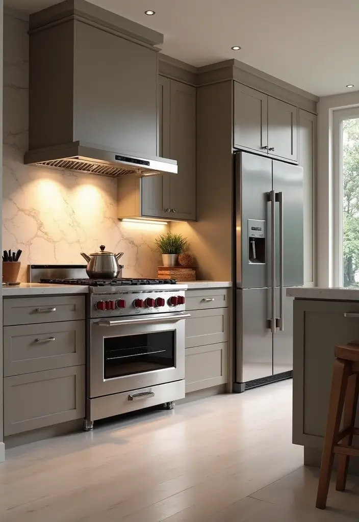 27 Big Kitchen Ideas to Create a Luxurious Cooking Space - 2. High-End Appliances