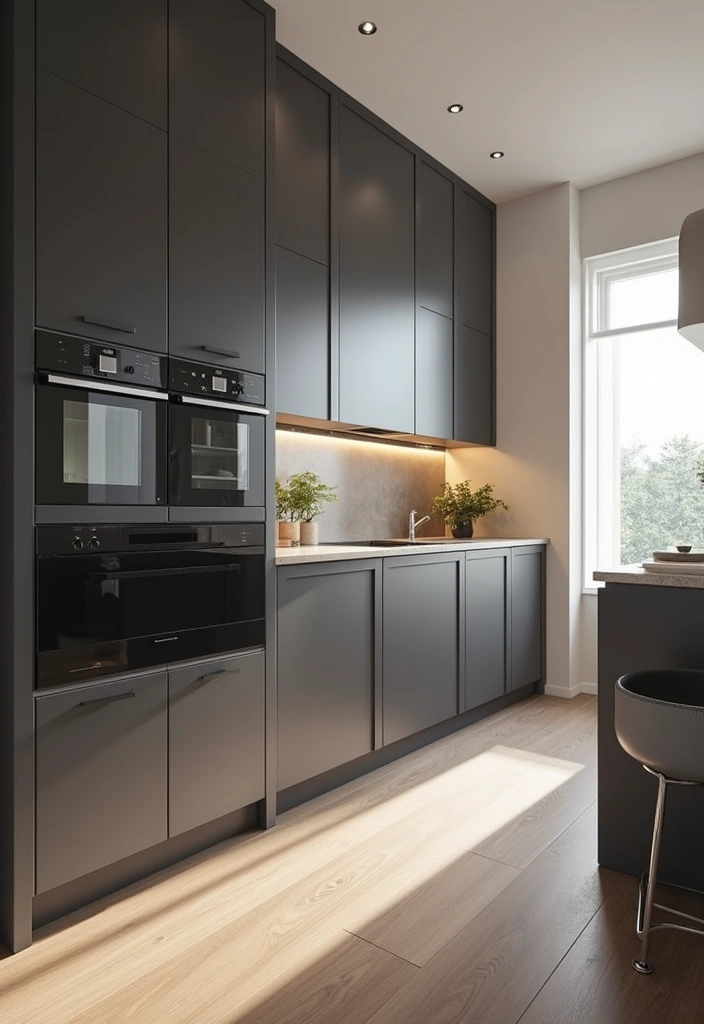 27 Big Kitchen Ideas to Create a Luxurious Cooking Space - 20. Hidden Appliances