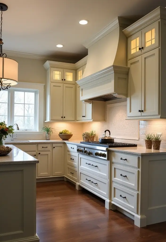 27 Big Kitchen Ideas to Create a Luxurious Cooking Space - 3. Custom Cabinetry