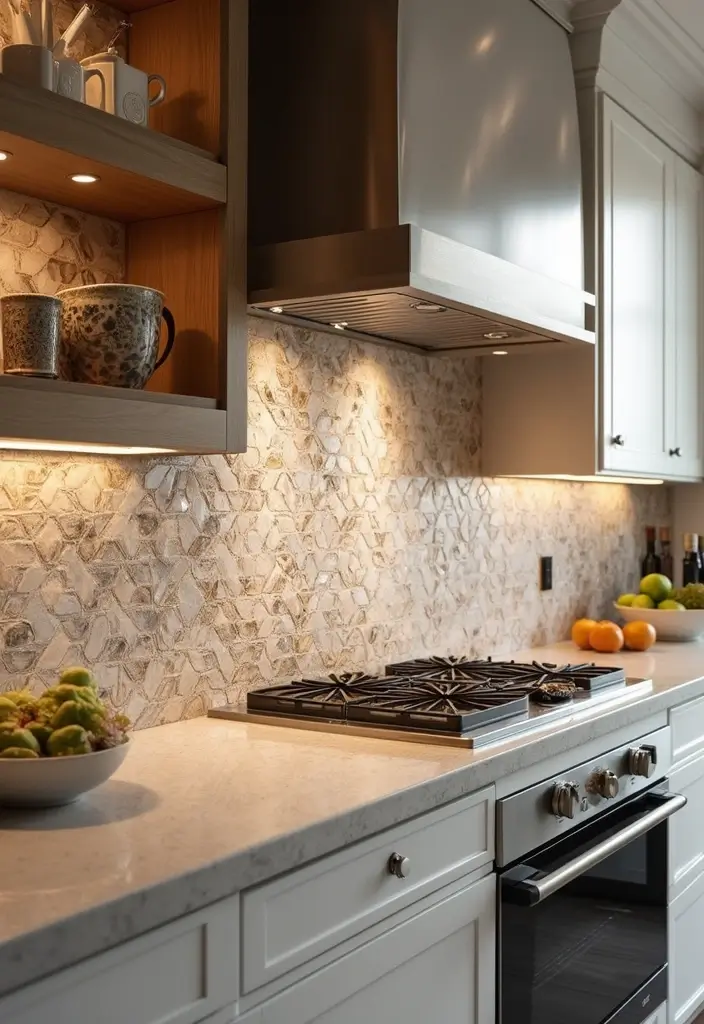 27 Big Kitchen Ideas to Create a Luxurious Cooking Space - 7. Elegant Backsplashes