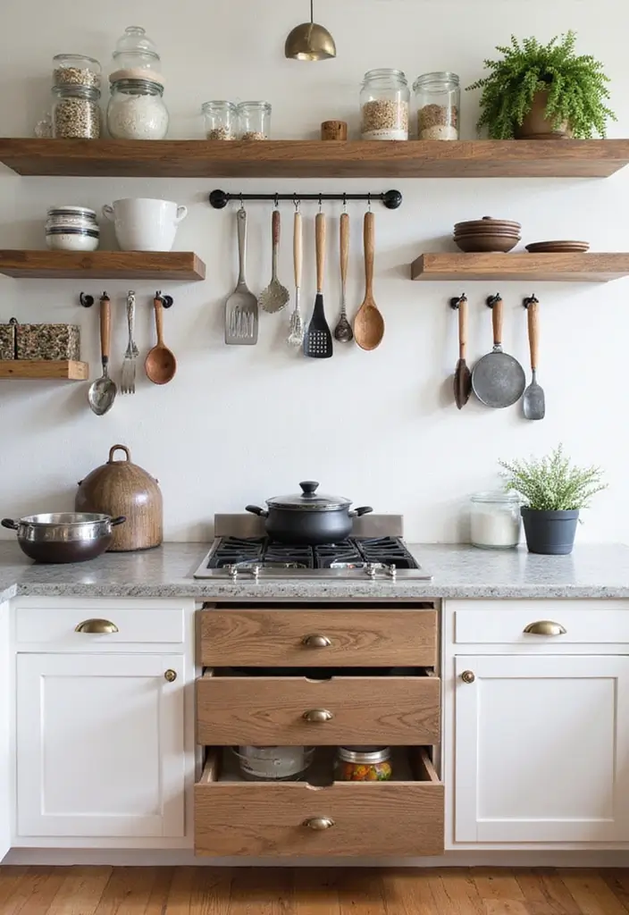 27 Bloxburg Kitchen Ideas To Build Your Dream Virtual Home 155 27 Bloxburg Kitchen Ideas To Build Your Dream Virtual Home - 23. Stylish Utensil and Cookware Storage