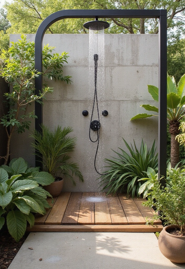 27 Coastal Bathroom Ideas With Relaxing Beach Vibes 174 27 Coastal Bathroom Ideas With Relaxing Beach Vibes - 26. Outdoor Showers