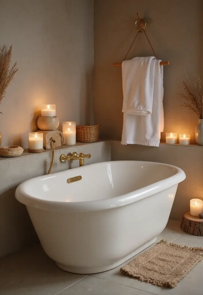 27 Coastal Bathroom Ideas With Relaxing Beach Vibes 181 27 Coastal Bathroom Ideas With Relaxing Beach Vibes - 27. Relaxing Bathing Spaces