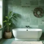 27 Green Tile Bathroom Ideas That Bring Nature Indoors