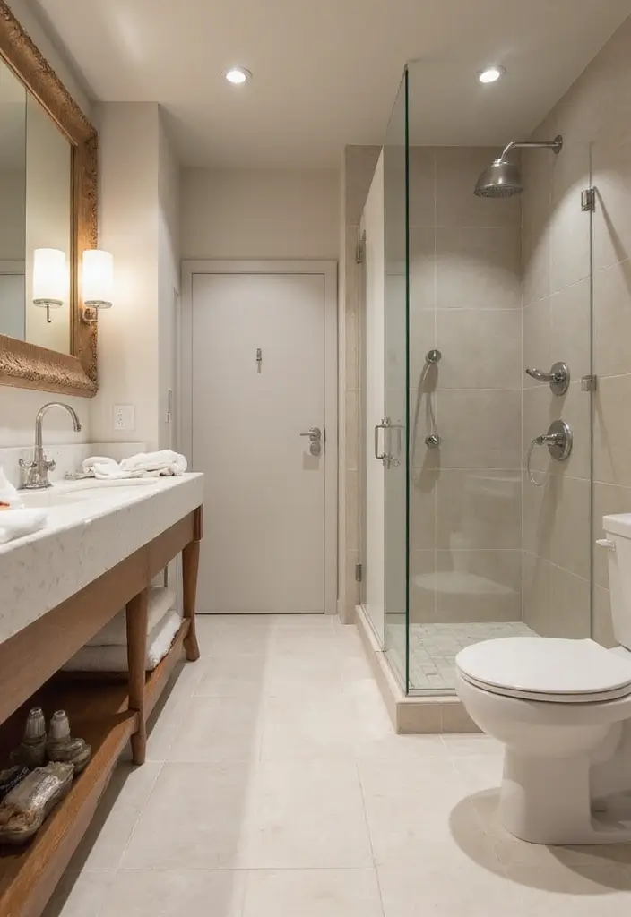 27 Guest Bathroom Ideas To Impress Every Visitor 99 27 Guest Bathroom Ideas To Impress Every Visitor - 15. Functional Layouts