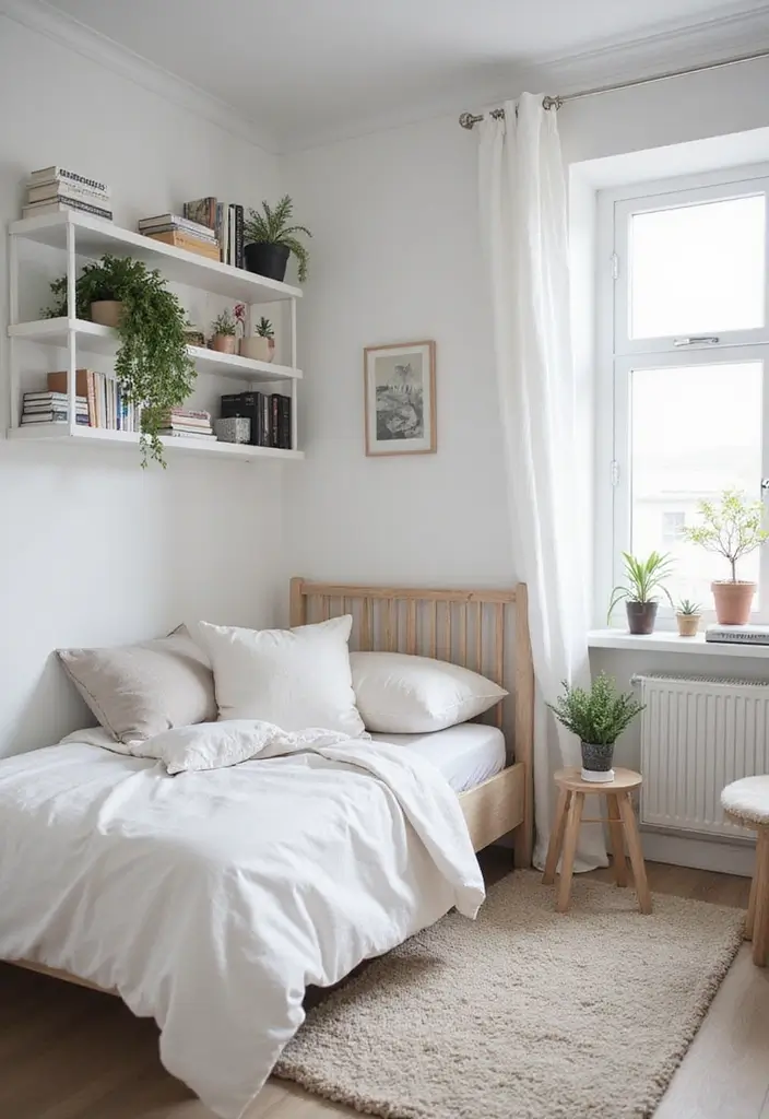 27 IKEA Bedroom Ideas That Are Affordable and Stylish - 1. Minimalist Scandinavian Retreat