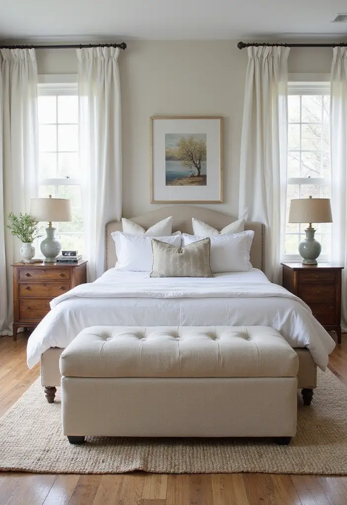 27 IKEA Bedroom Ideas That Are Affordable and Stylish - 13. Multifunctional Ottoman or Bench