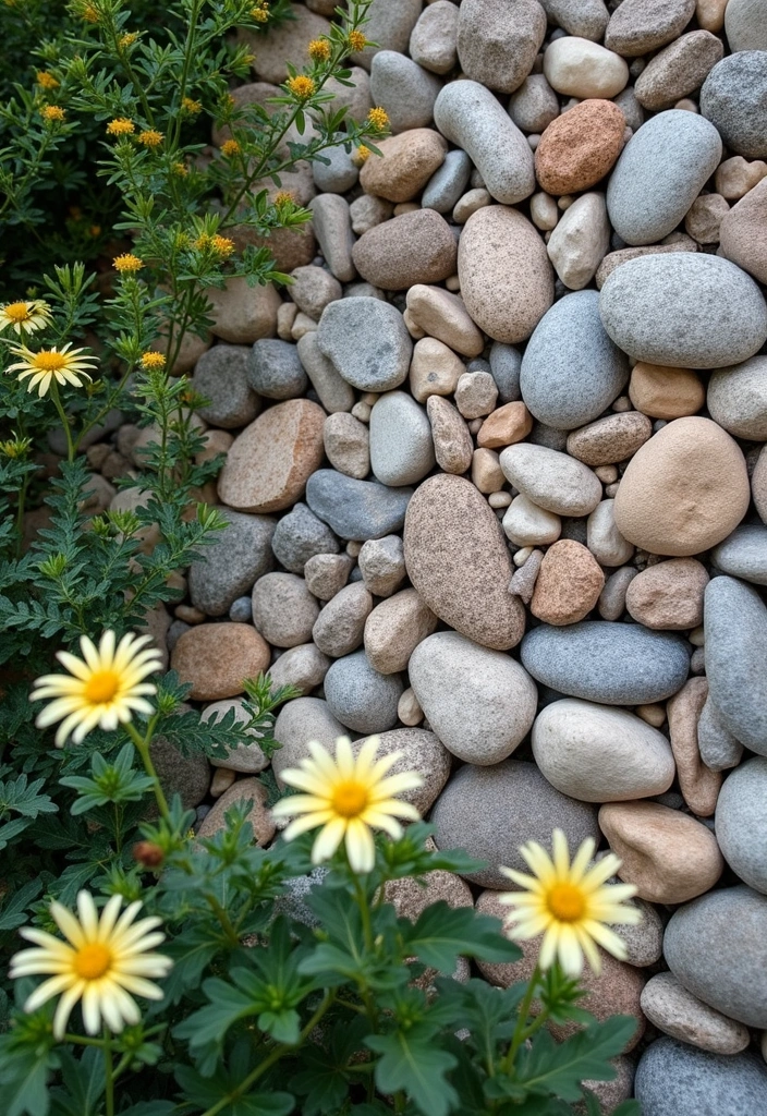 27 Inexpensive Retaining Wall Ideas That Look Surprisingly High-End 88 27 Inexpensive Retaining Wall Ideas That Look Surprisingly High-End - 14. Pebble and Gravel Wall