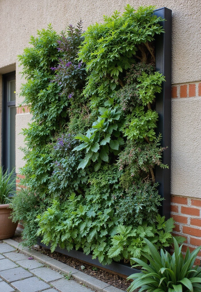 27 Inexpensive Retaining Wall Ideas That Look Surprisingly High-End 95 27 Inexpensive Retaining Wall Ideas That Look Surprisingly High-End - 15. Vertical Garden Wall