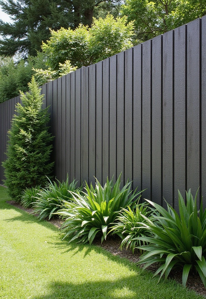 27 Inexpensive Retaining Wall Ideas That Look Surprisingly High-End 170 27 Inexpensive Retaining Wall Ideas That Look Surprisingly High-End - 26. Vertical Slatted Wall