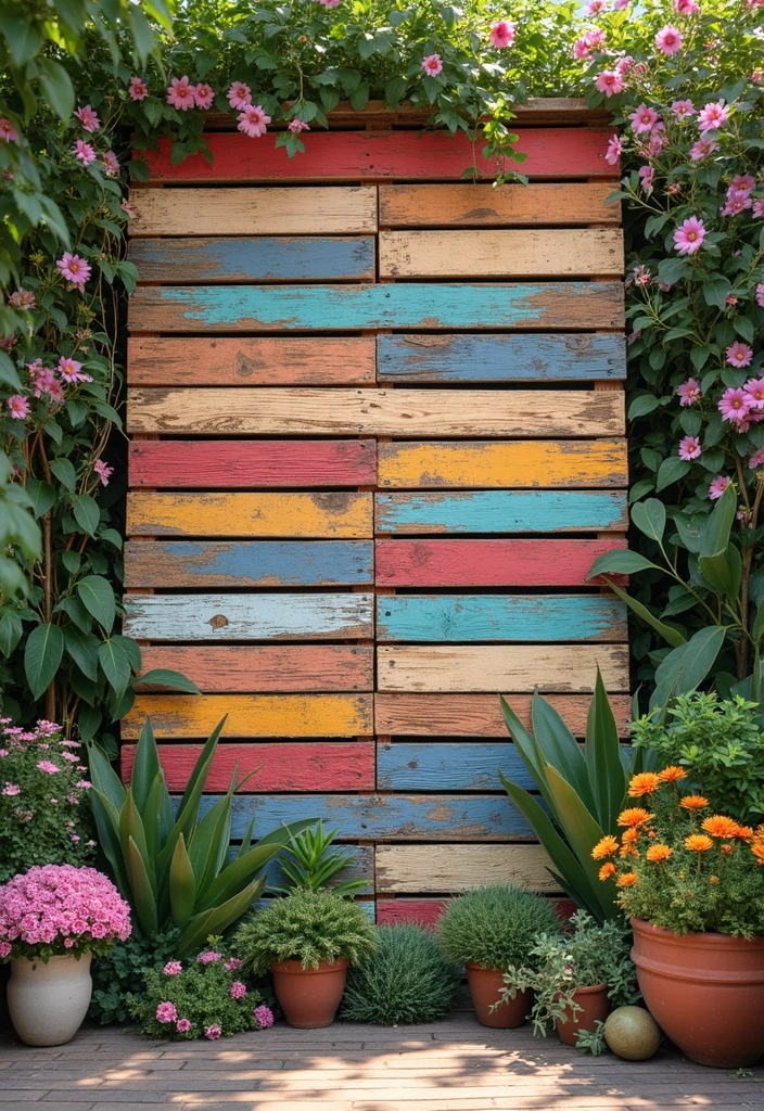 27 Inexpensive Retaining Wall Ideas That Look Surprisingly High-End 36 27 Inexpensive Retaining Wall Ideas That Look Surprisingly High-End - 6. Pallet Wall
