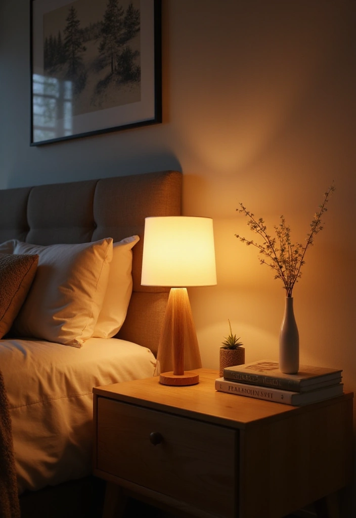 27 LED Lights Bedroom Ideas for a Dreamy Nighttime Glow 15 27 LED Lights Bedroom Ideas for a Dreamy Nighttime Glow - 3. LED Table Lamps with Color Options