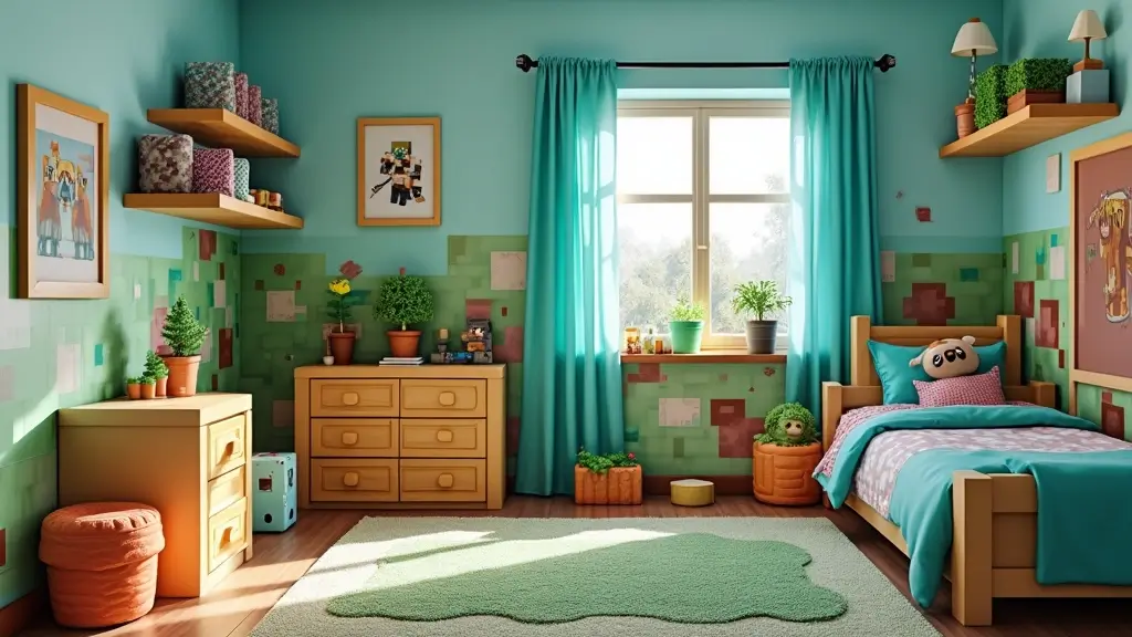27 Minecraft Bedroom Ideas Perfect for Young Gamers