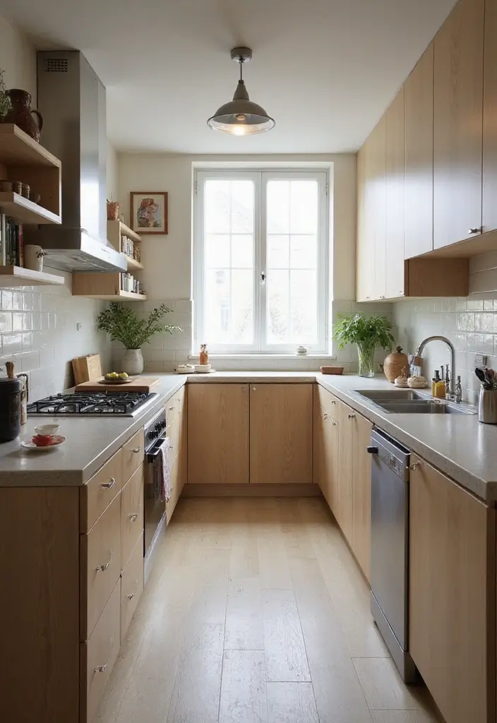 27 Narrow Kitchen Ideas That Maximize Every Inch 167 27 Narrow Kitchen Ideas That Maximize Every Inch - 25. Customizable Workspaces