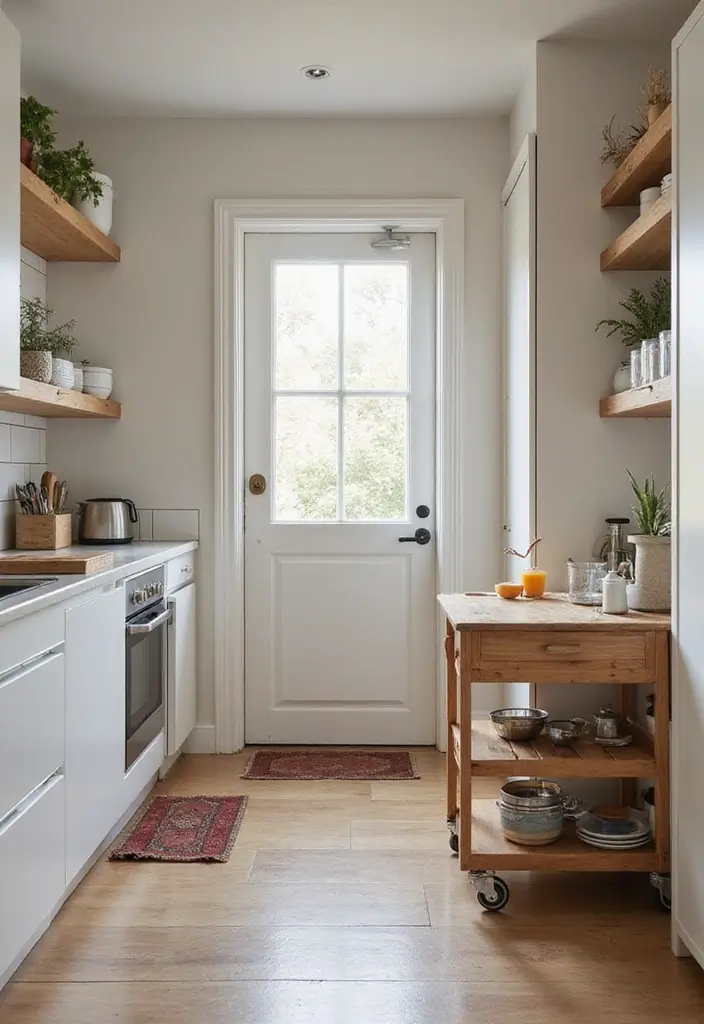 27 Narrow Kitchen Ideas That Maximize Every Inch 36 27 Narrow Kitchen Ideas That Maximize Every Inch - 6. Multi-functional Furniture