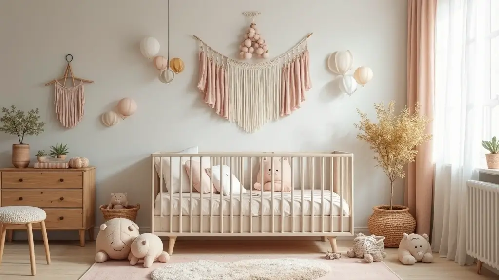 27 Nursery Wall Ideas That Feel Calm Cute and Dreamy