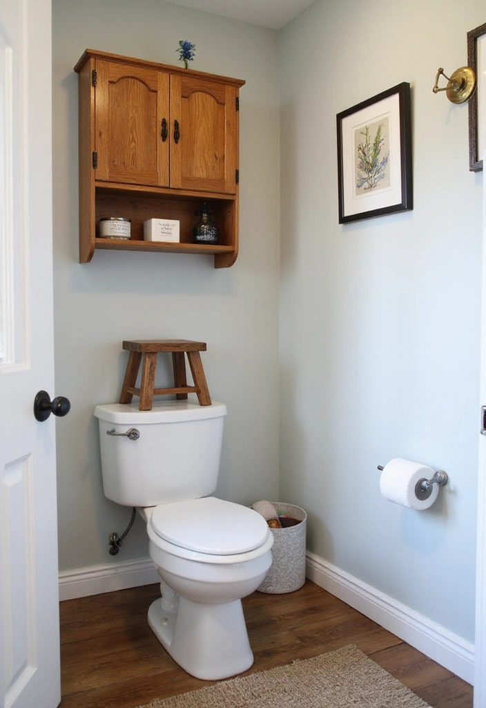 27 Over Toilet Storage Ideas That Save Space Beautifully 153 27 Over Toilet Storage Ideas That Save Space Beautifully - 23. Upcycled Furniture