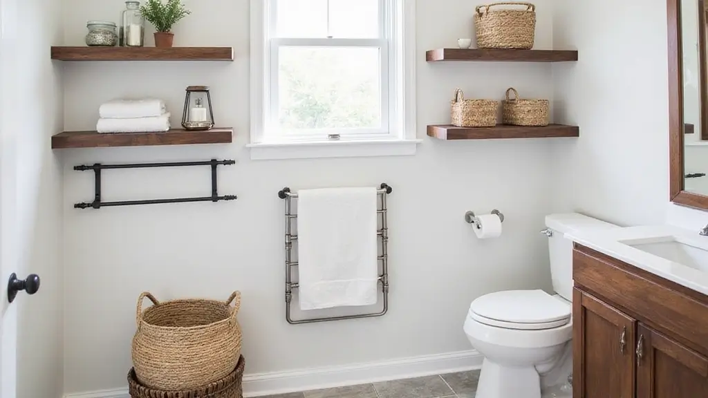 27 Over Toilet Storage Ideas That Save Space Beautifully