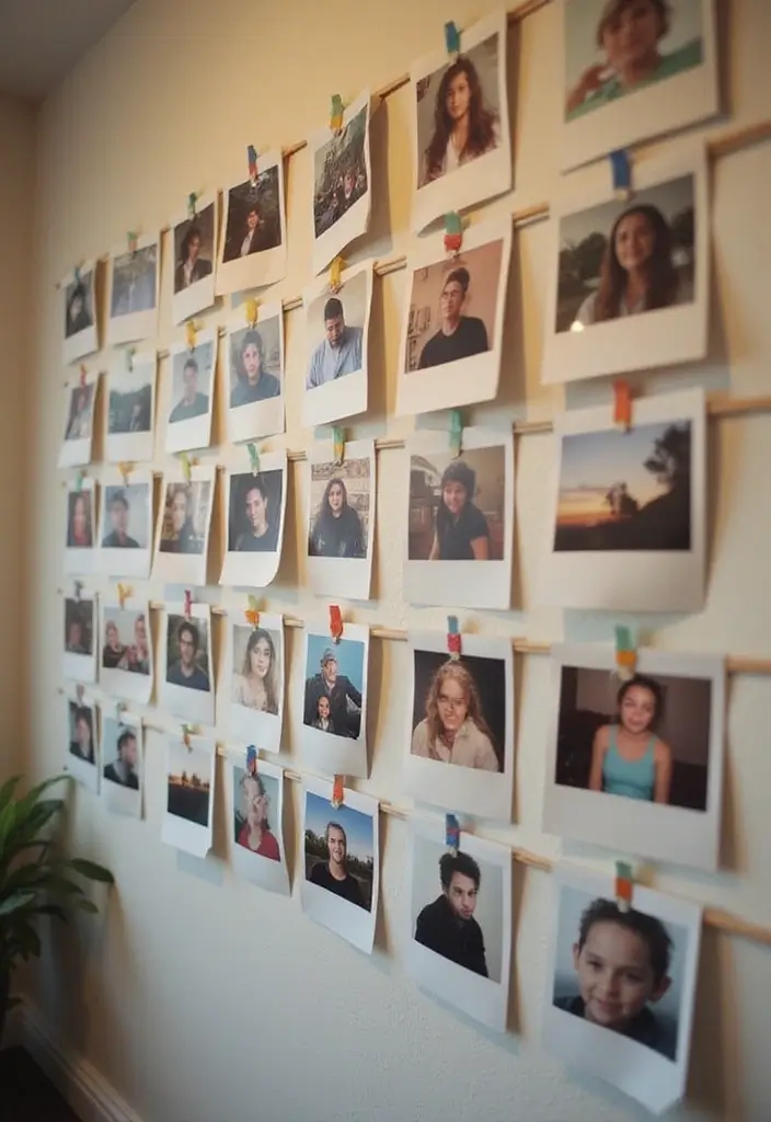 27 Polaroid Wall Ideas That Add Personality to Any Space 1 27 Polaroid Wall Ideas That Add Personality to Any Space - 1. Classic Grid Arrangement