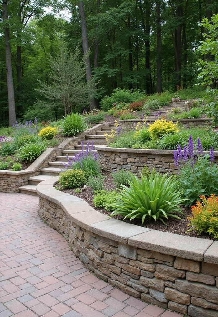 27 Retaining Wall Ideas To Transform Your Outdoor Space 76 27 Retaining Wall Ideas To Transform Your Outdoor Space - 12. Curved Retaining Walls