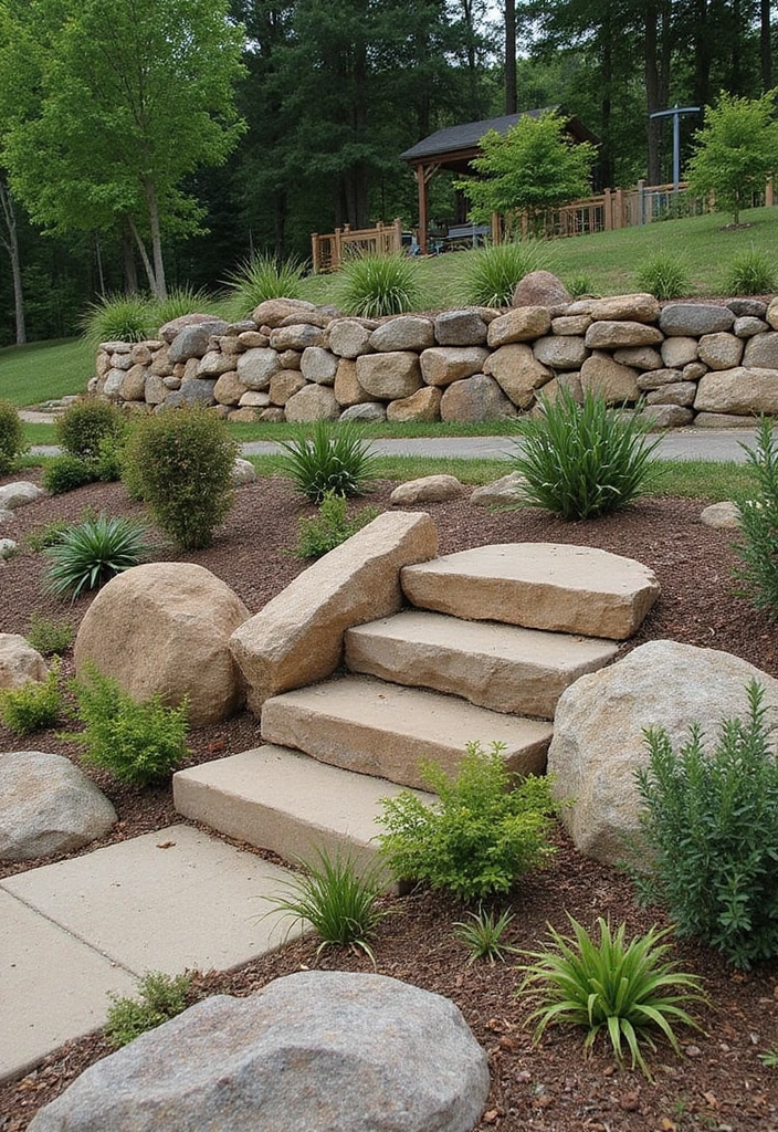 27 Retaining Wall Ideas To Transform Your Outdoor Space 163 27 Retaining Wall Ideas To Transform Your Outdoor Space - 25. Influenced by Nature
