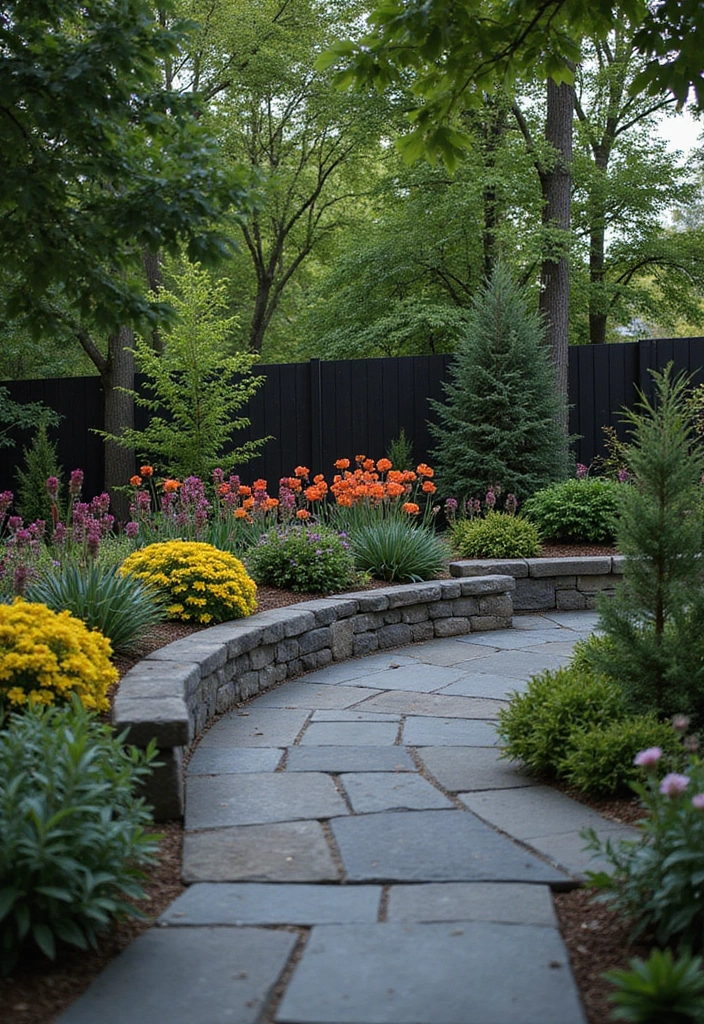 27 Retaining Wall Ideas To Transform Your Outdoor Space 43 27 Retaining Wall Ideas To Transform Your Outdoor Space - 7. Slate Wall Sophistication