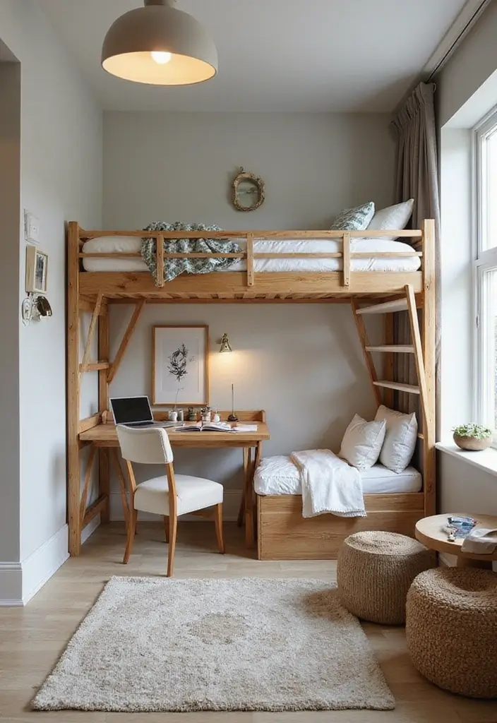 27 Small Bedroom Ideas That Maximize Every Inch 1 27 Small Bedroom Ideas That Maximize Every Inch - 1. Lofted Beds for Vertical Space
