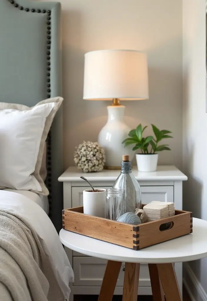 27 Small Bedroom Ideas That Maximize Every Inch 169 27 Small Bedroom Ideas That Maximize Every Inch - 25. Decorative Trays