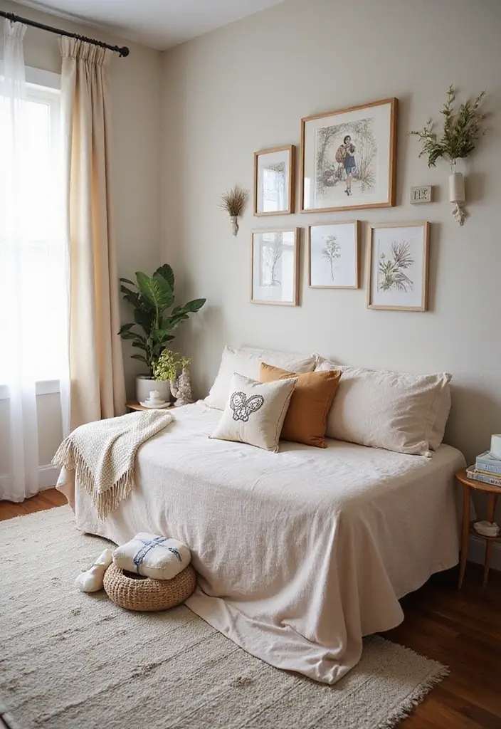 27 Small Bedroom Ideas That Maximize Every Inch 183 27 Small Bedroom Ideas That Maximize Every Inch - 27. Personalized Accent Pieces