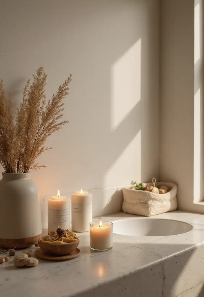 27 Spa Bathroom Ideas to Relax Recharge and Feel Refreshed Every Day 81 27 Spa Bathroom Ideas to Relax Recharge and Feel Refreshed Every Day - 13. Incorporating Scent