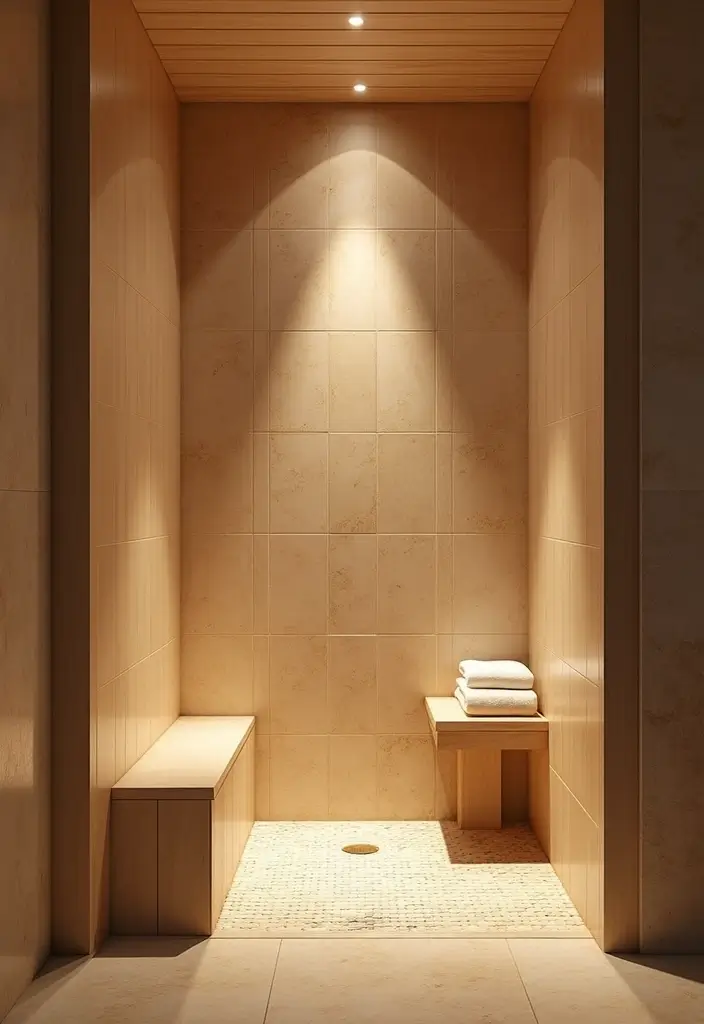 27 Spa Bathroom Ideas to Relax Recharge and Feel Refreshed Every Day 102 27 Spa Bathroom Ideas to Relax Recharge and Feel Refreshed Every Day - 16. Steam Showers