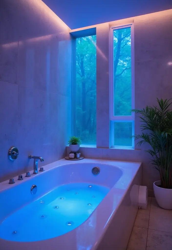 27 Spa Bathroom Ideas to Relax Recharge and Feel Refreshed Every Day 130 27 Spa Bathroom Ideas to Relax Recharge and Feel Refreshed Every Day - 20. Therapeutic Elements