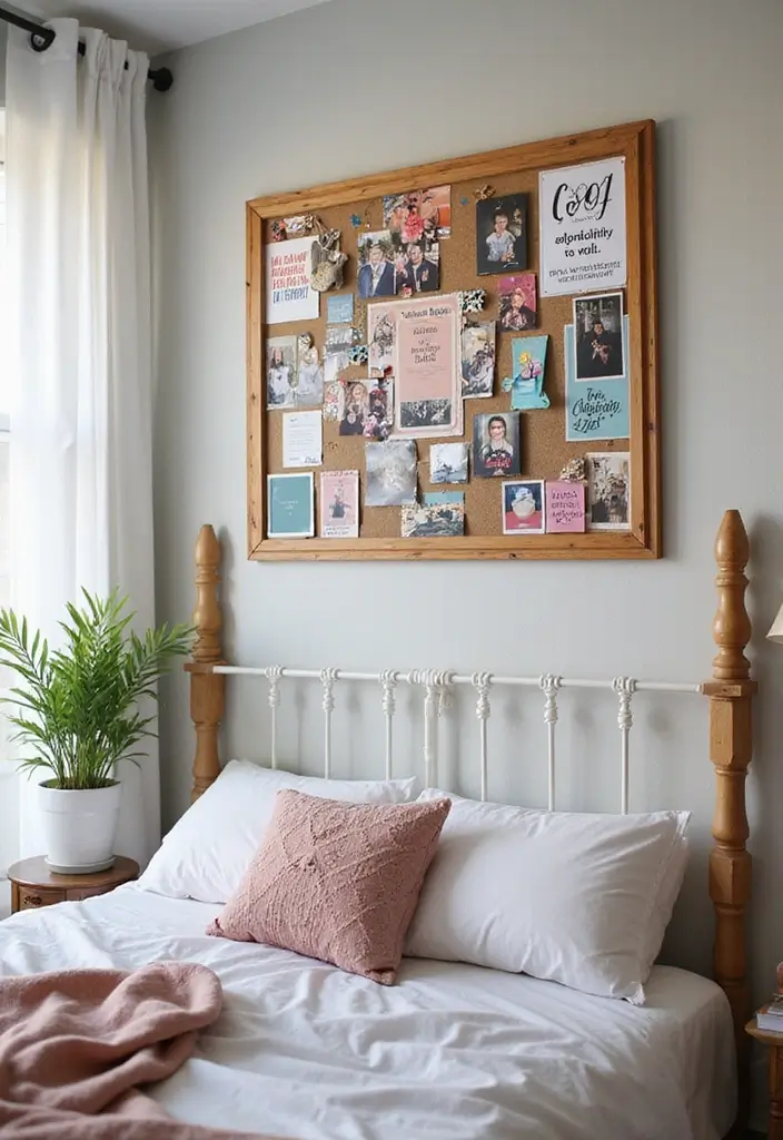 27 Teenage Bedroom Ideas You’ll Wish You Had Sooner 113 27 Teenage Bedroom Ideas You’ll Wish You Had Sooner - 17. Pinboard Inspiration