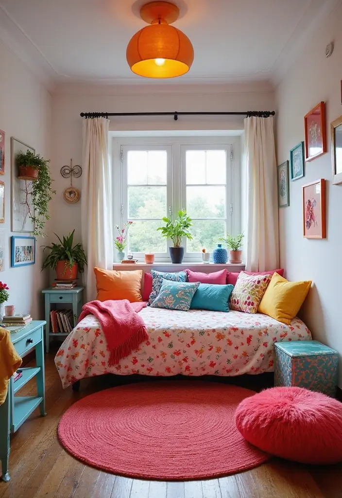 27 Teenage Bedroom Ideas You’ll Wish You Had Sooner 127 27 Teenage Bedroom Ideas You’ll Wish You Had Sooner - 19. Bold Colorful Accents